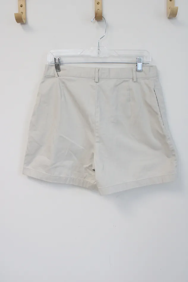 Earrings Ralph Lauren Ralph Lauren Sport Vintage Beige High Waist Cotton Khaki Shorts 10