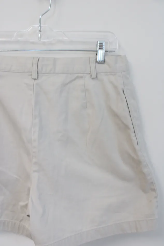 Earrings Ralph Lauren Ralph Lauren Sport Vintage Beige High Waist Cotton Khaki Shorts 10