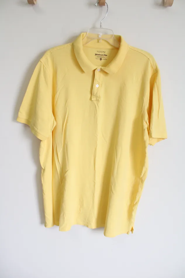 Earrings Sonoma Sonoma Weekend Polo Yellow Shirt XL Tall