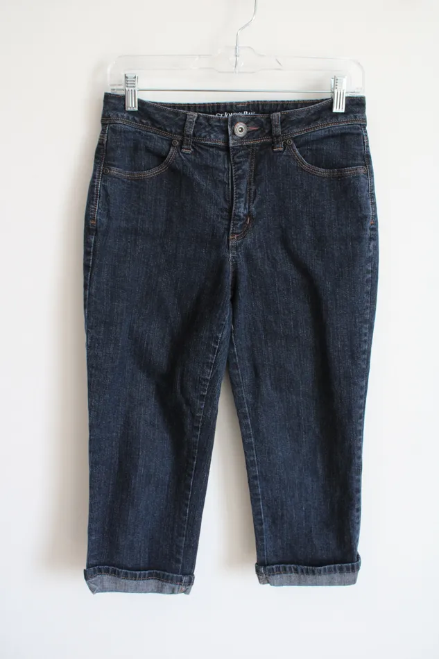 Earrings St Johns Bay Cuffed Denim Capri Pants 6 St Johns Bay