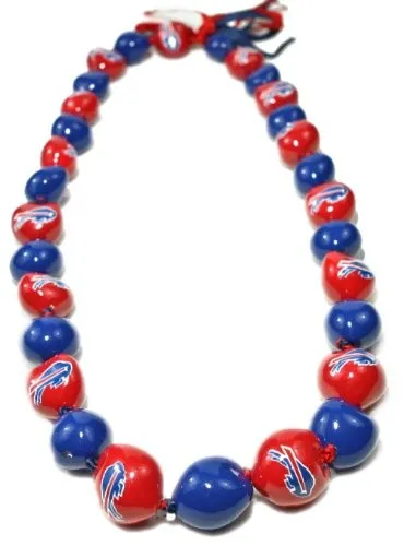 Earrings STYLEPASIFIKA NFL Buffalo Bills Kukui Nut Lei