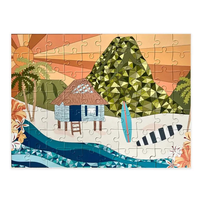 Earrings Surf Shack Stay Awhile Puzzle 70 Pieces SURFSHACKPUZZLE