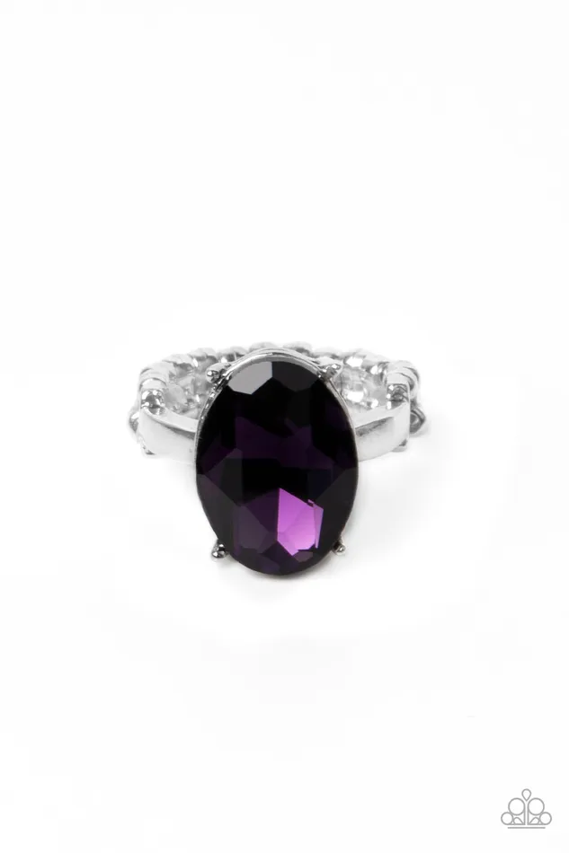 Earrings Updated Dazzle Purple Paparazzi Accessories
