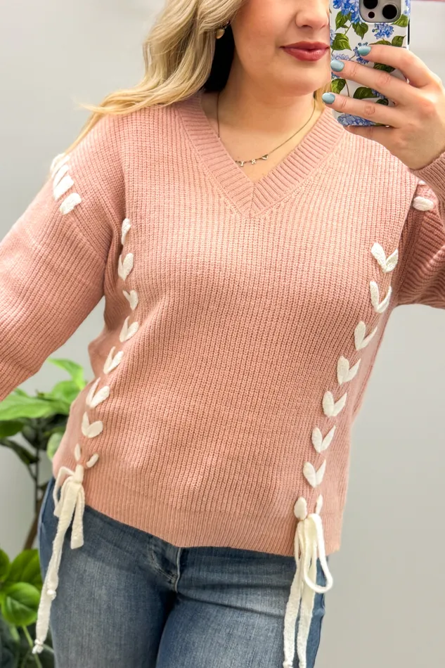 Earrings White Birch Loving Arms Sweater