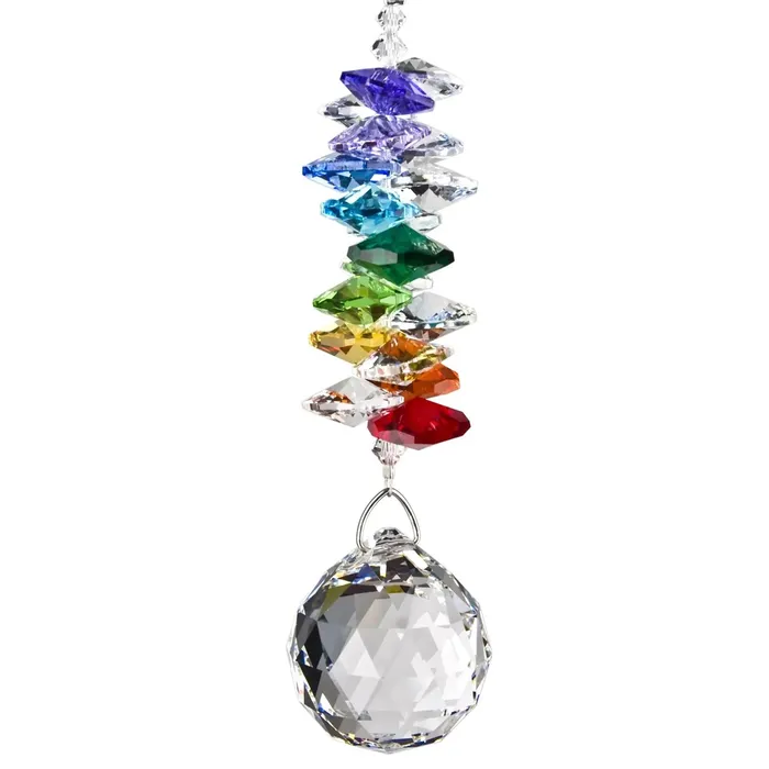 Earrings WOODSTOCKCHIMES Woodstock Chimes Rainbow Crystal Grand Cascade Suncatcher