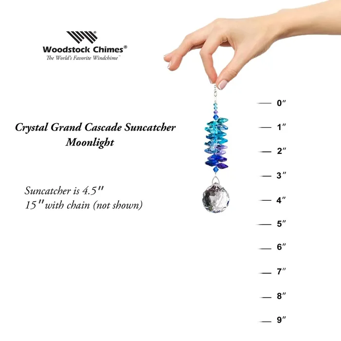 Earrings WOODSTOCKCHIMES Woodstock Chimes Rainbow Crystal Grand Cascade Suncatcher