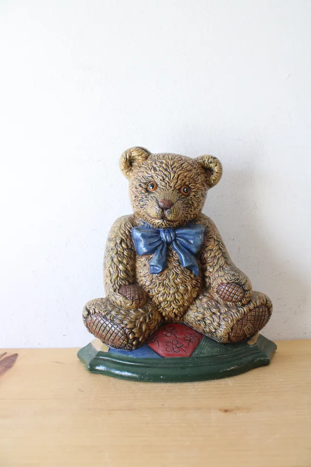 Earrings Wright Studios Vintage Wright Studios Cast Iron Bear Doorstop