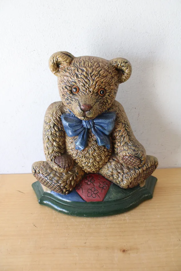 Earrings Wright Studios Vintage Wright Studios Cast Iron Bear Doorstop