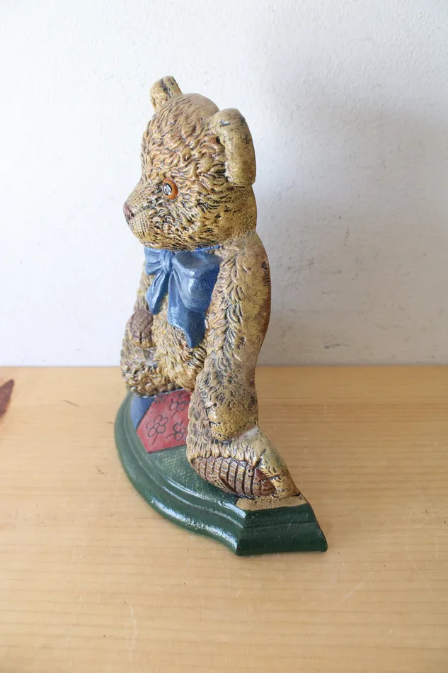 Earrings Wright Studios Vintage Wright Studios Cast Iron Bear Doorstop