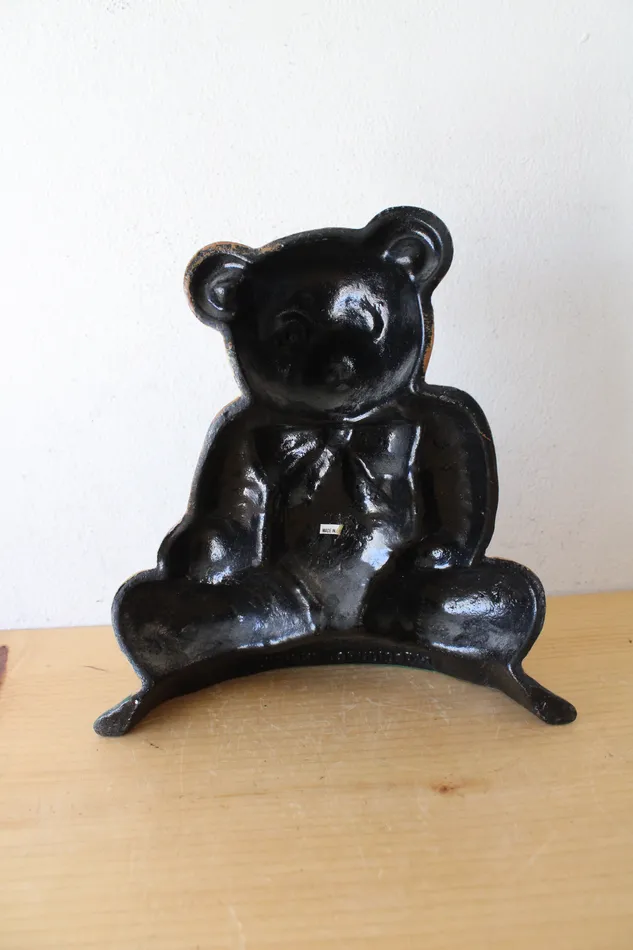 Earrings Wright Studios Vintage Wright Studios Cast Iron Bear Doorstop