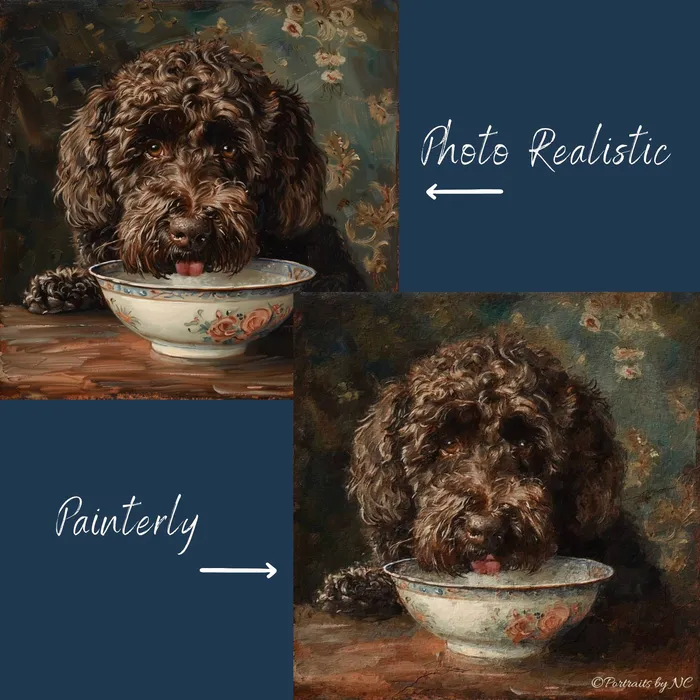 Earrings Yorkie Puppy Dog Oil Portrait Portraits by NC