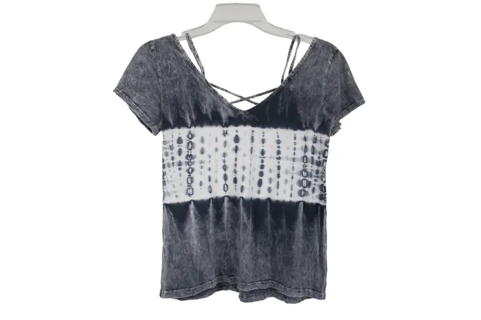 Emelia Earrings Ememlia Gray Tie Dye Top XS