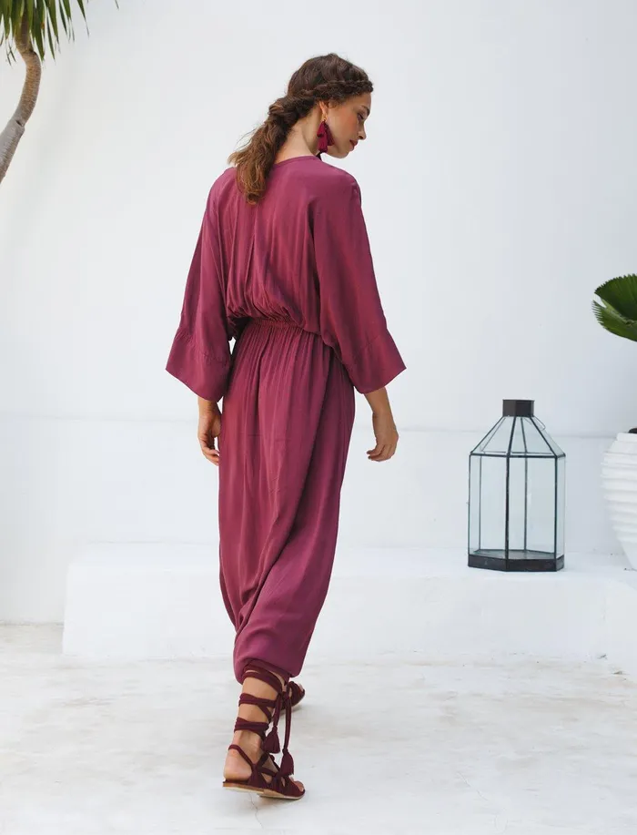 Erika Pea Earrings Vero Isla Jumpsuit