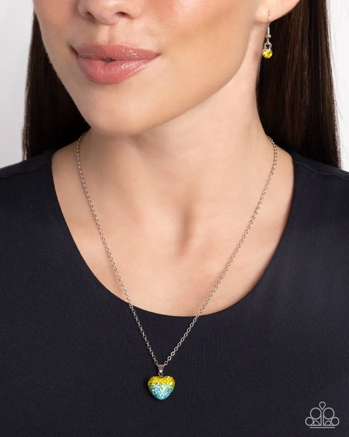 Esteemed Empire Yellow Paparazzi Accessories Earrings