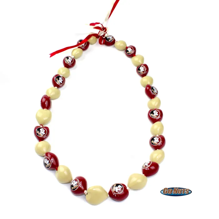 Florida State University Seminoles Kukui Nut Lei STYLEPASIFIKA Earrings