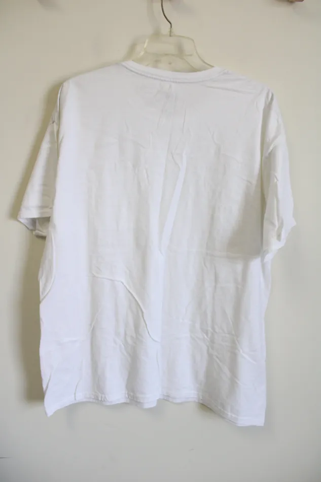 Fruit Of The Loom Necklaces Fruit Of The Loom White Tee XL