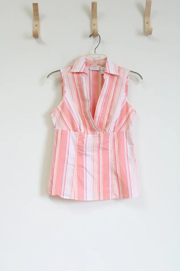 GH Bass Co Earrings GH Bass Pink Striped Tank XS