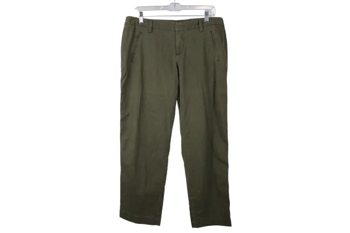 Gap Earrings Gap Stretch Green Chino 10