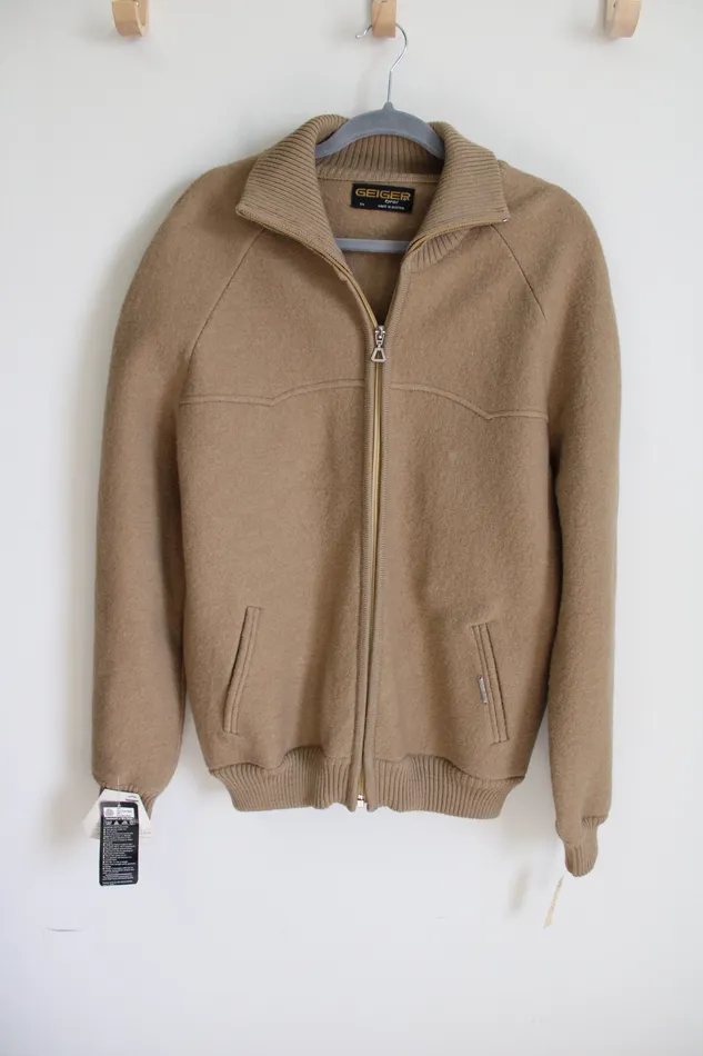 Geiger Earrings NEW Geiger Tyrol Tan Wool Jacket 54