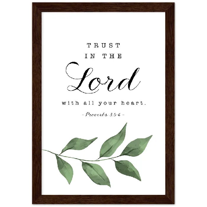 Gelato Earrings Proverbs 356 Leaves Matte Poster Wooden Frame A4 Gelato Earrings Proverbs 356 Leaves Matte Poster Wooden Frame A4