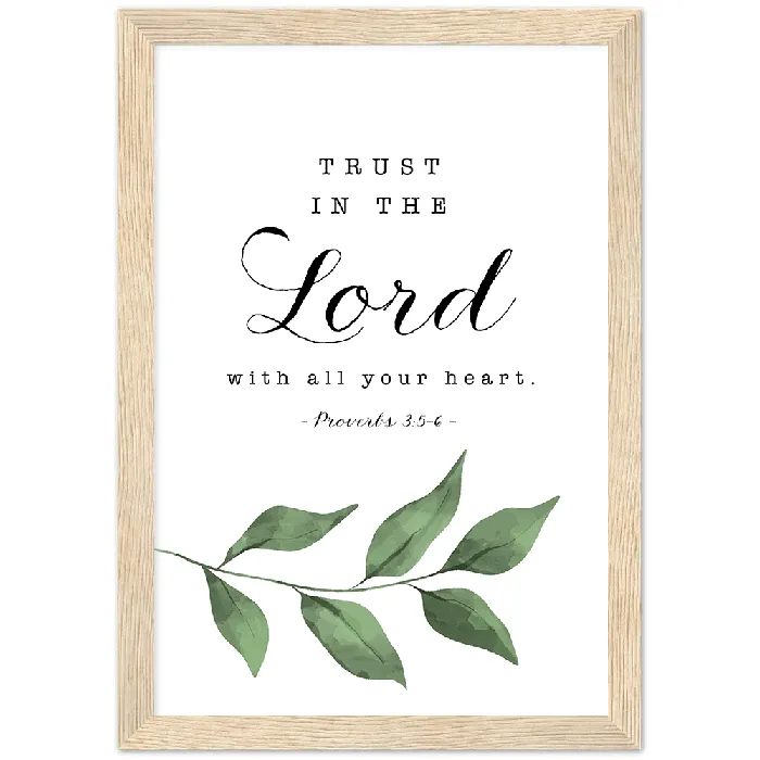 Gelato Earrings Proverbs 356 Leaves Matte Poster Wooden Frame A4 Gelato Earrings Proverbs 356 Leaves Matte Poster Wooden Frame A4