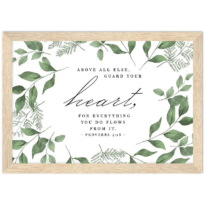 Gelato Earrings Proverbs 423 Leaves Border Matte Poster Wooden Frame A4 Landscape Gelato Earrings Proverbs 423 Leaves Border Matte Poster Wooden Frame A4 Landscape