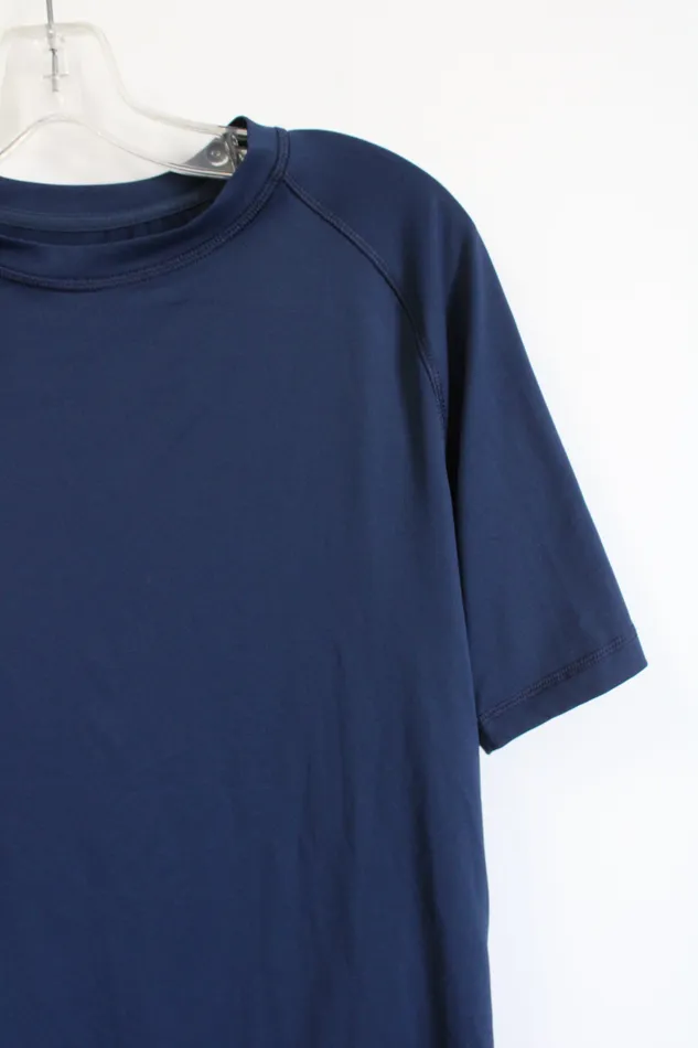 George Solid Navy Athletic Shirt S George Earrings
