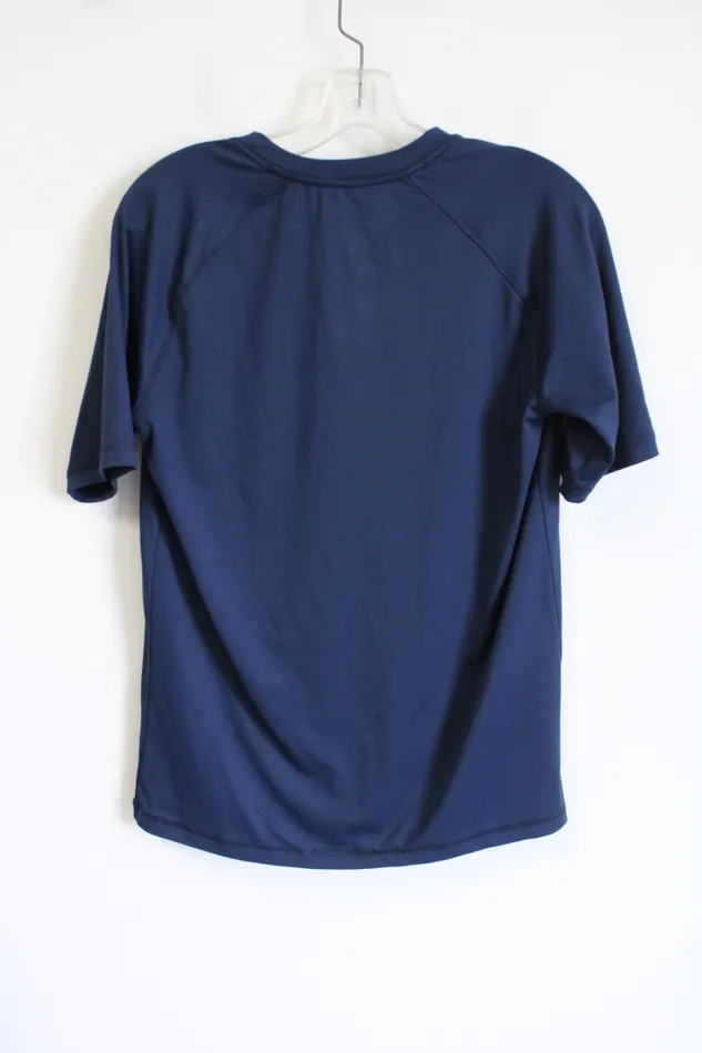 George Solid Navy Athletic Shirt S George Earrings