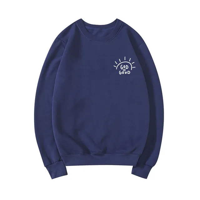 God is Good Christian Graphic Sweatshirt Lords Guidance Earrings
