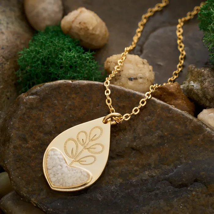 Gold White Turquoise Heart Leaf Gift Set Chadds Ford Jewelry Rings