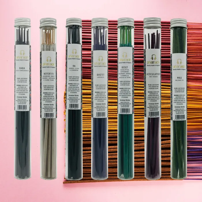 Grey Aion Earrings Natural Incense Sticks Collection REFILL Pack x 6