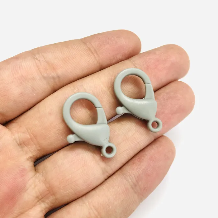 Grey Lobster Clasps Acrylic Clasp Eye Glass Holder Clasp Phone Chain Clasp 5 pcs in a pack Peppy Beads Earrings Grey Lobster Clasps Acrylic Clasp Eye Glass Holder Clasp Phone Chain Clasp 5 pcs in a pack Peppy Beads Earrings