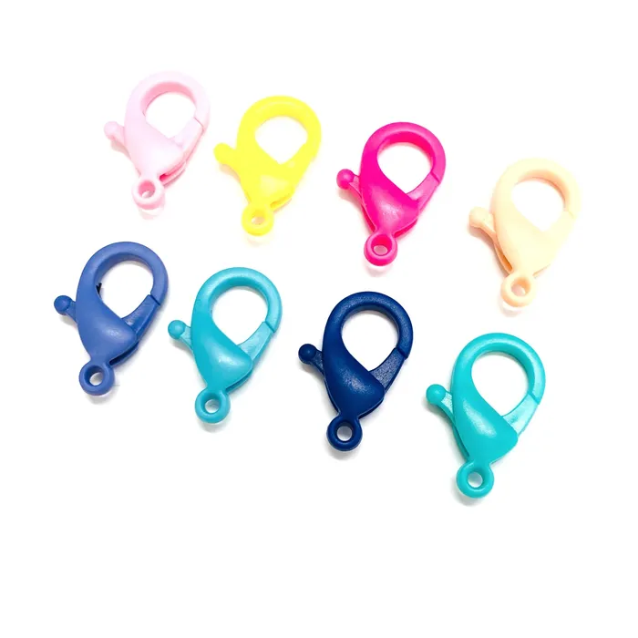 Grey Lobster Clasps Acrylic Clasp Eye Glass Holder Clasp Phone Chain Clasp 5 pcs in a pack Peppy Beads Earrings