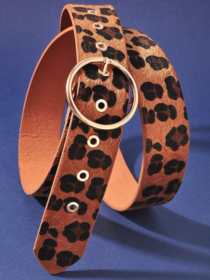 Grommet Leopard Belt Merveille Earrings