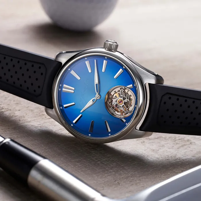 H Moser Cie Pioneer Tourbillon Watch H Moser Cie Watches