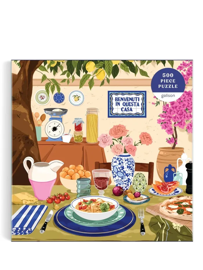 Hachette Book Group Earrings Tuscan Afternoon Puzzle
