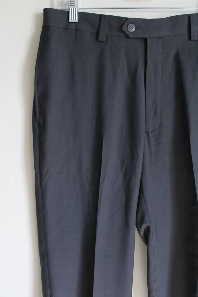 Haggar Haggar Gray Dress Pant 32X32 Earrings