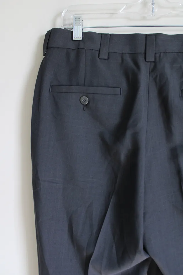 Haggar Haggar Gray Dress Pant 32X32 Earrings
