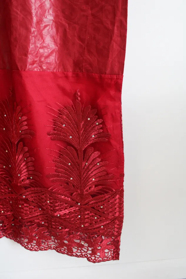 HD Earrings NEW HD Red Embellished Maxi Dress 2XL