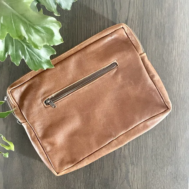 HJT Earrings Leather Laptop Sleeve