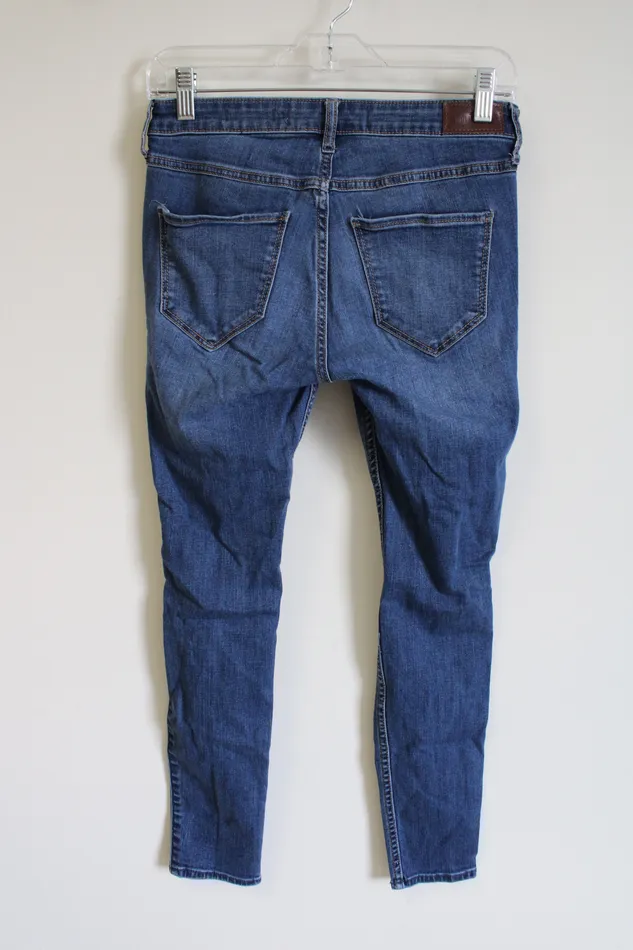 Hollister MidRise Supe Skinny Distressed Jeans 5 Short Hollister Earrings
