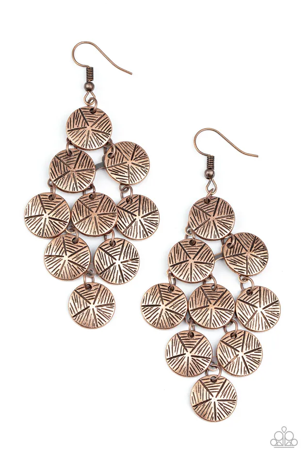 How CHIME Flies Copper Paparazzi Accessories Earrings