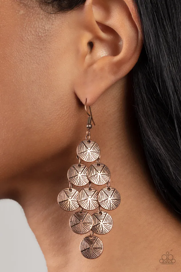 How CHIME Flies Copper Paparazzi Accessories Earrings