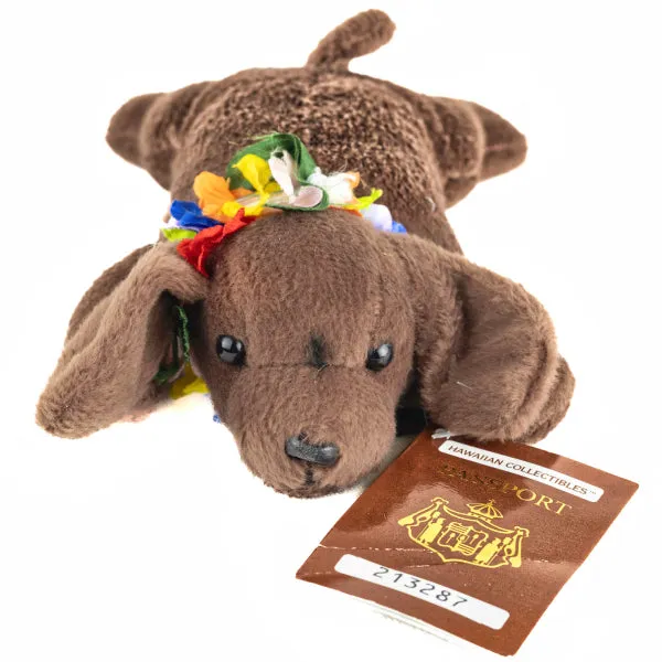 ISLANDERGRP Earrings Hawaiian Collectables Poi Dog Plush