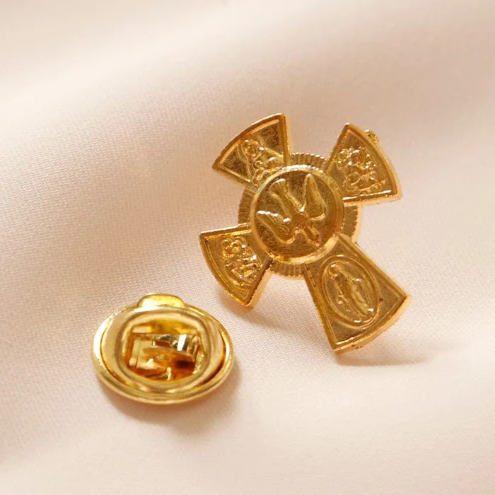 Jerusalem Cross Pins Lords Guidance Necklaces