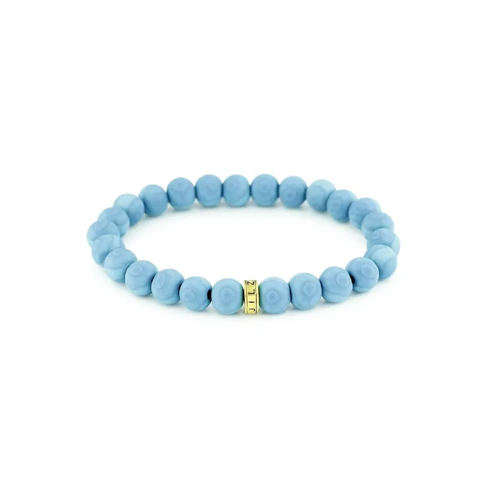 Jilzarah Teal Mandala Stack Bracelet JILZARAHJCC Bracelets