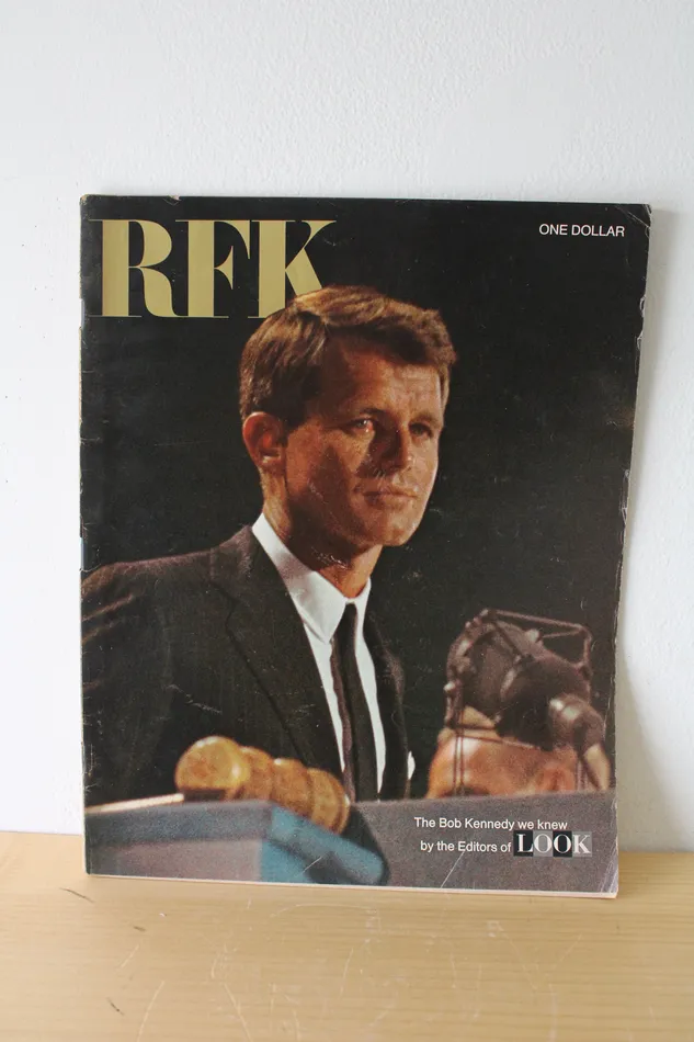 Jubilee Thrift Earrings Look RFK 1968 Magazine