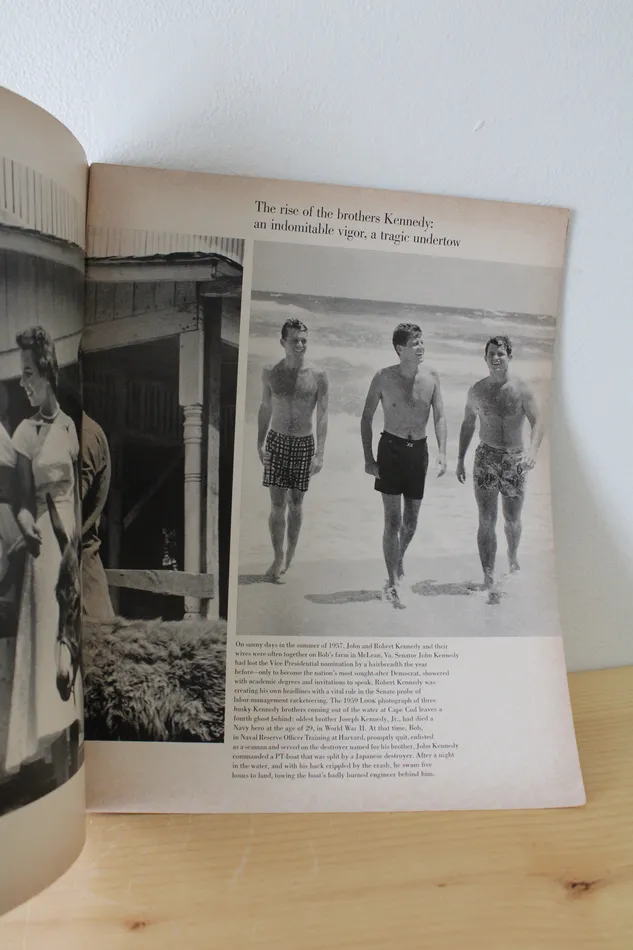 Jubilee Thrift Earrings Look RFK 1968 Magazine