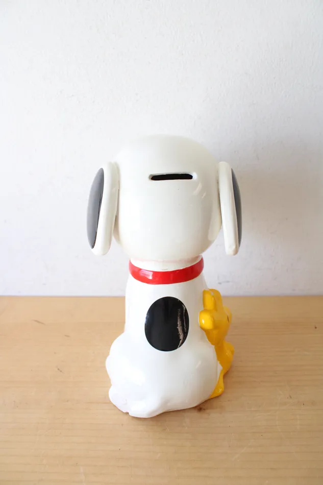 Jubilee Thrift Peanuts Snoopy Ceramic Coin Bank Earrings