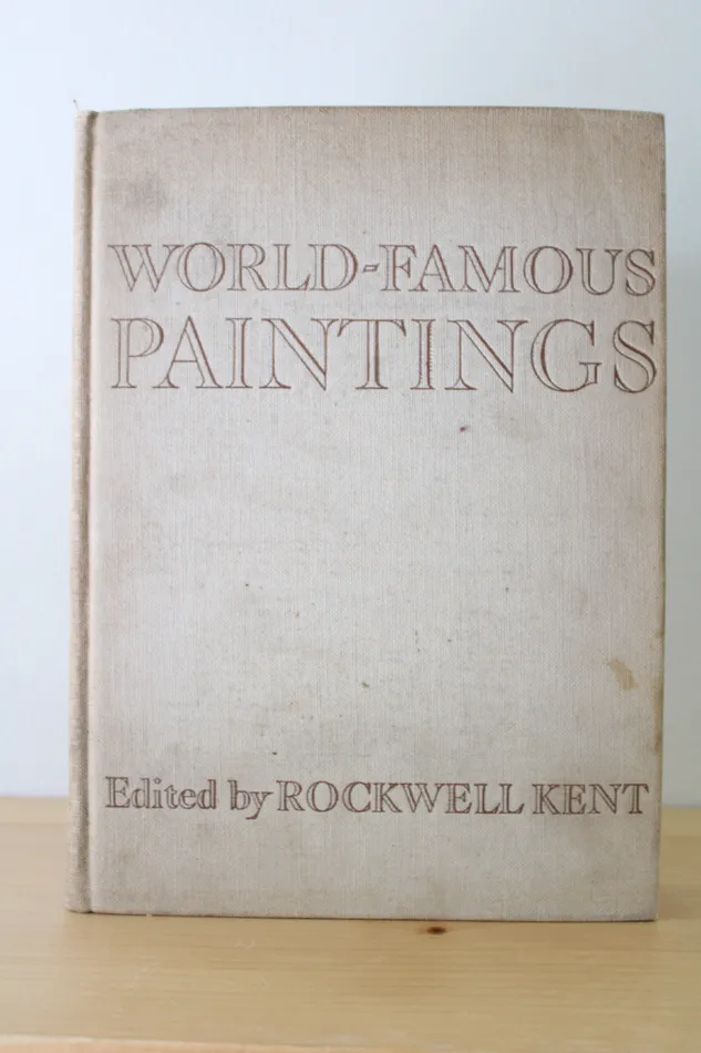 Jubilee Thrift WorldFamous Paintings Edited By Rockwell Kent Book Earrings Jubilee Thrift WorldFamous Paintings Edited By Rockwell Kent Book Earrings